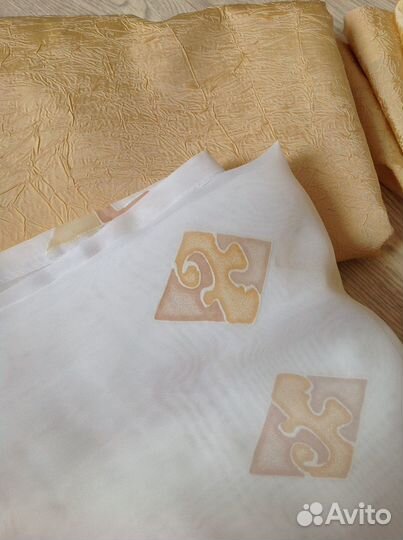 Комплект штор с тюлем