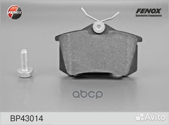 Колодки диск.зад. 4 шт. bp43014 fenox