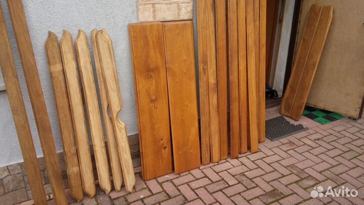 Дубовые дверцы и накладки (фасад)