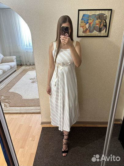 Платье сарафан 42 44 размер шелк