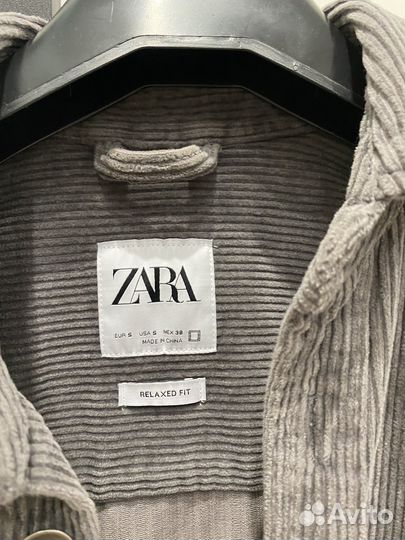 Вельветовая рубашка zara