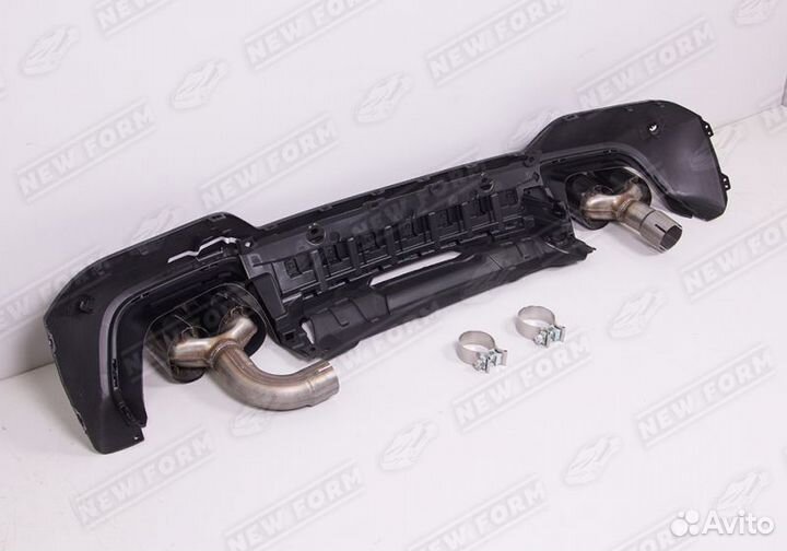 Диффузор с насадками М BMW X3 G01 рестайлинг