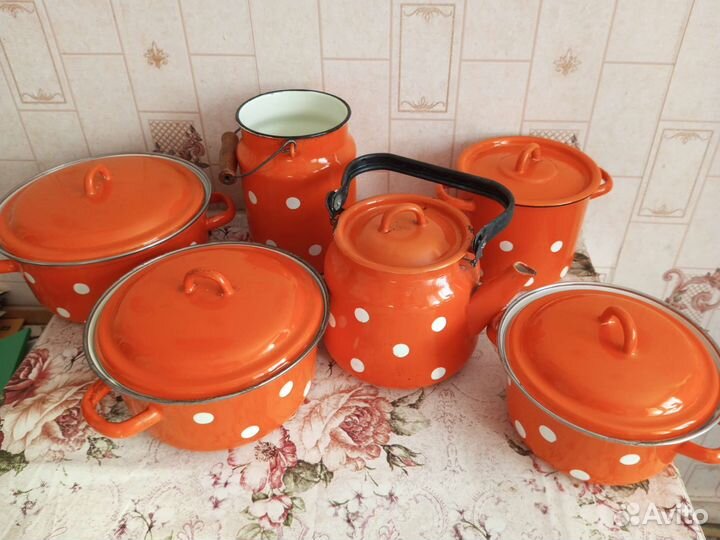 Эмалированная посуда СССР