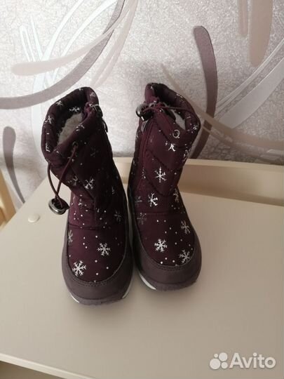 Ботинки зимние дутики для девочки