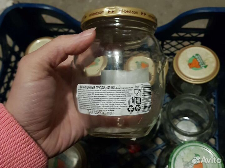 Стеклянные банки 450 мл, 200мл, 340 мл