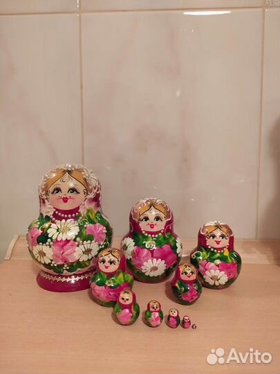 Матрешка ручной работы