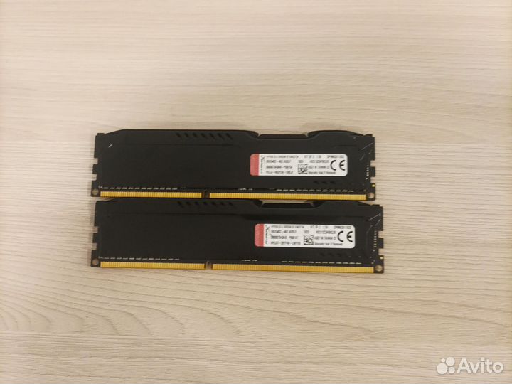 Оперативная память Kingston hyperx fury ddr3 8gb