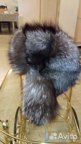 Шапка зимушка чернобурка