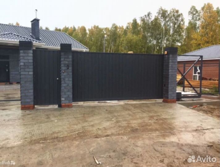 Ворота с монтажом 4.5м