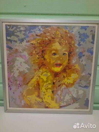 Картина по номерам готовая работа