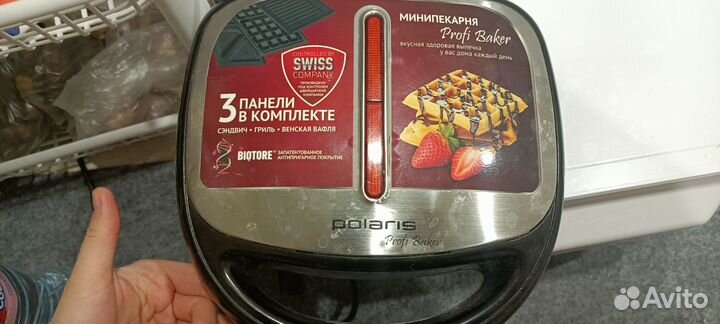 Вафельница, мультипекарь поларис