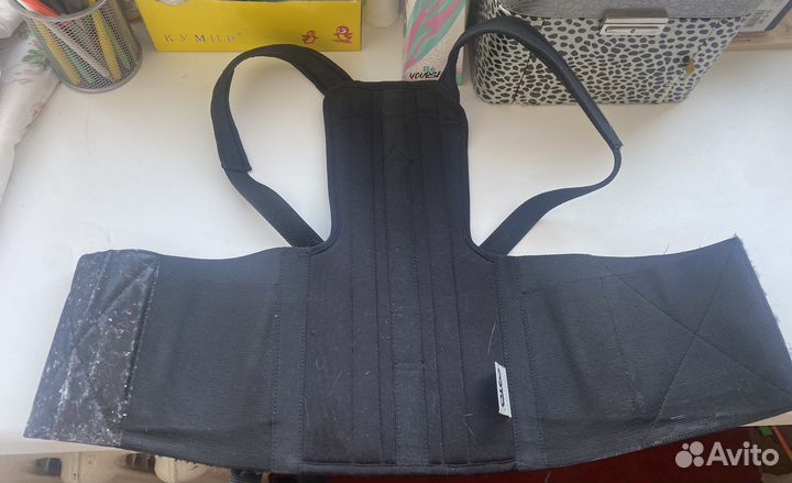 Корсет ортопедический черный грудопоясничный 128