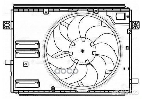 LFK 2008 вентилятор охлаждения Peugeot Expert