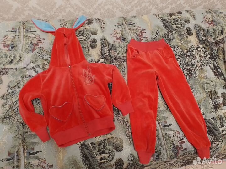 Костюм велюровый