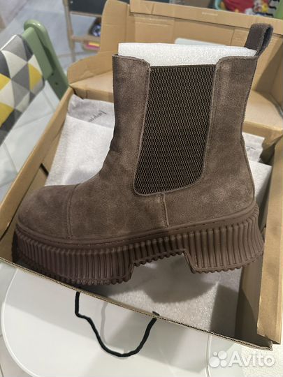 Челси натуральная замша