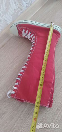 Женские кеды с высоким голенищем 38 размер