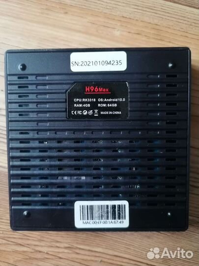 TV коробка H96max 4k ultra HD