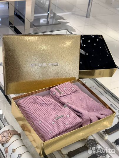 Набор 3в1 Перчатки, шарф, шапка Michael Kors