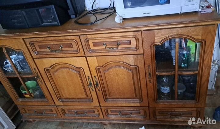 Тумба Витрина Денвер буфет Шпон Массив Беларусь ме