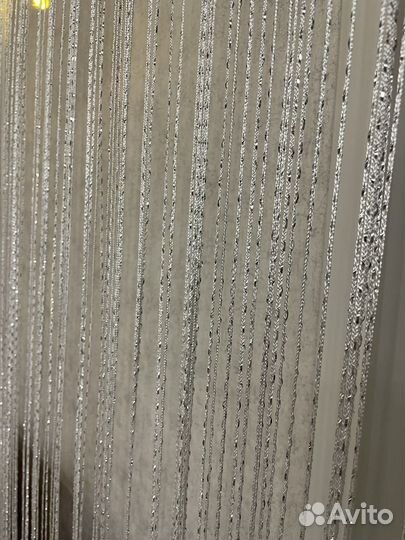 Штора нитяная кисея белые 2,7*3,0 м