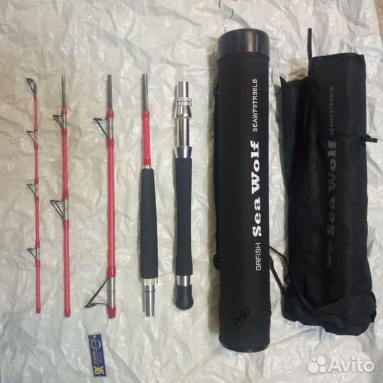 Спиннинг Sea Wolf travel boat 50LB 2,00m, 5-ти