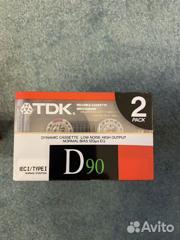 Аудиокассета 1 шт TDK новая запечатанная