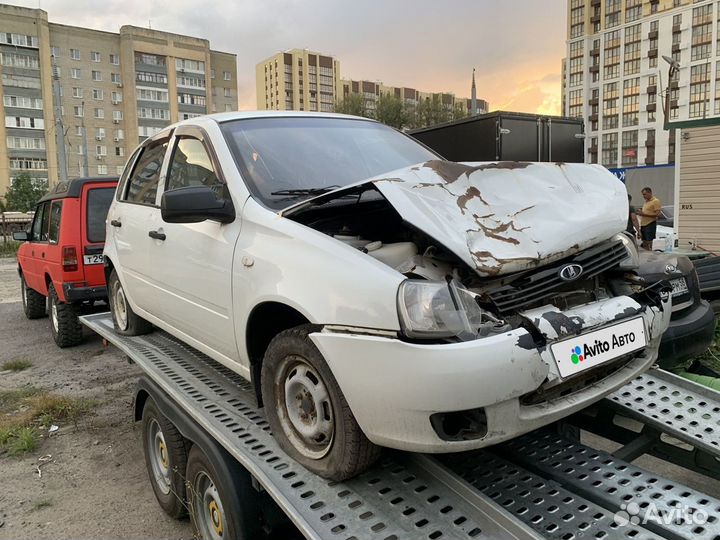 LADA Kalina 1.6 МТ, 2010, битый, 125 000 км