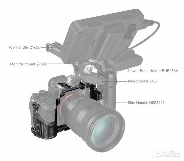 Клетка SmallRig 4308 Rhinoceros Cage Kit для Sony