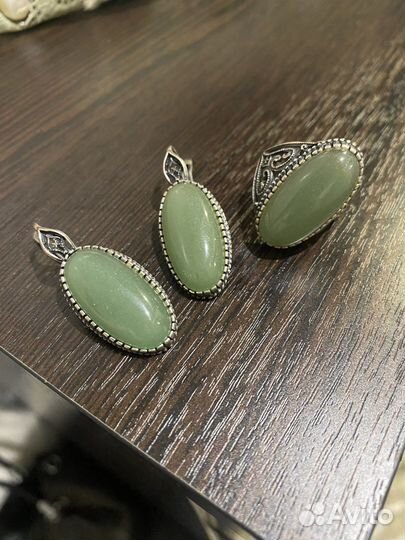 Серьги с кольцом