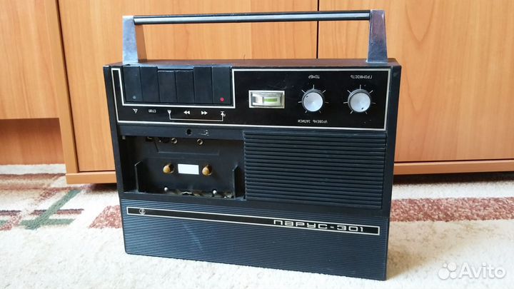 СССР Магнитофон Парус-301 тип унм12 кассетный