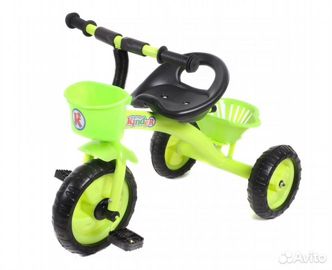 Детский трехколесный велосипед Kinder LH507 зелены