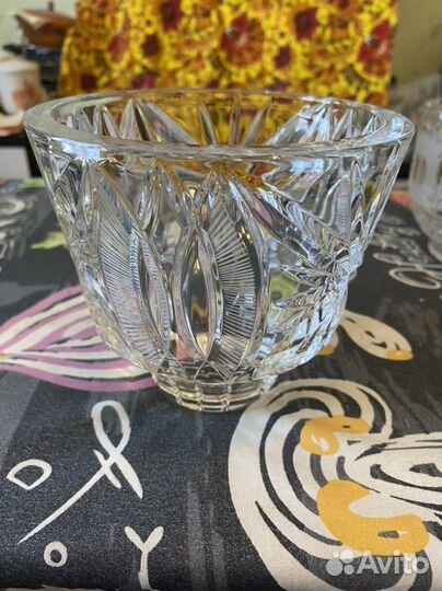 Конфетница хрусталь СССР