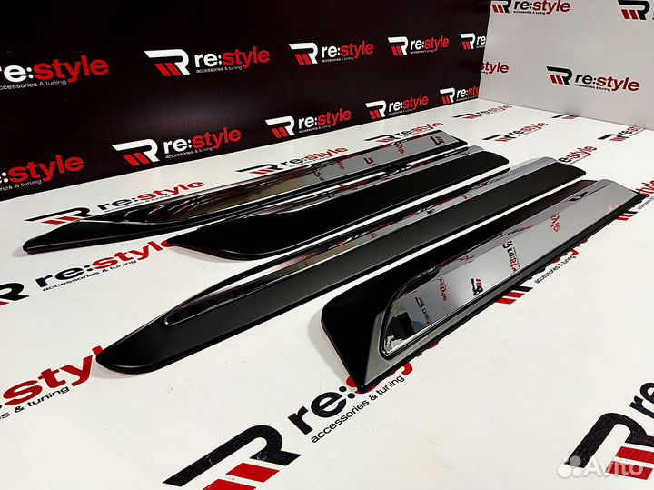 Молдинги дверей Hilux Pick Up с15г Под покраску