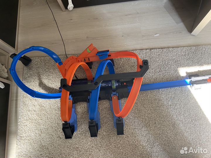 Hot wheels Экшн Автотрек винтовое столкновение