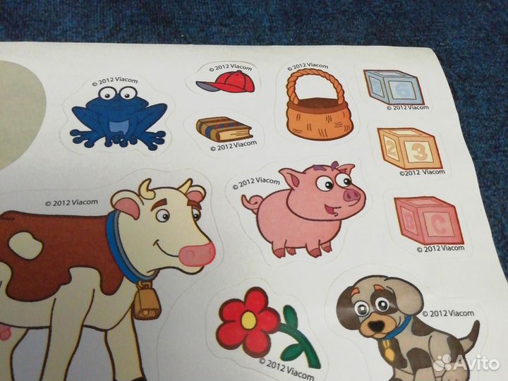 Наклейки Даша путешественница Viacom 2012