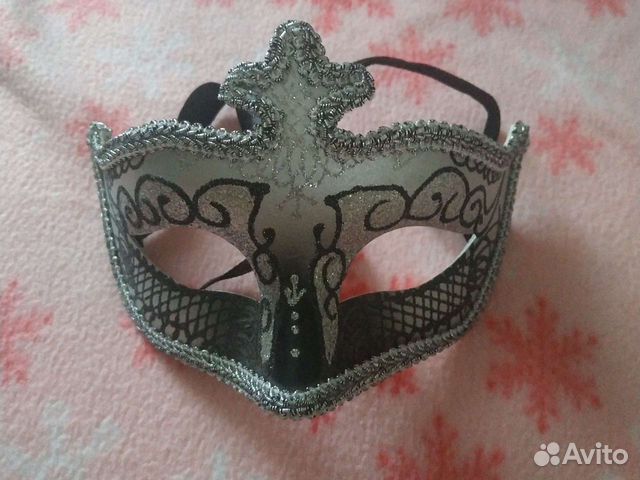 Маска карнавальная новогодняя