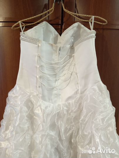 Свадебное платье бу 46 размер