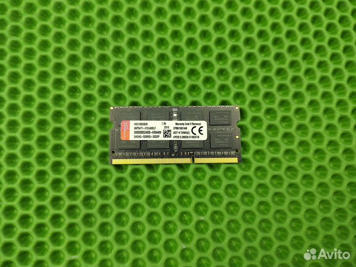Память DDR3 8 GB 1600 mhz Kingston для Ноутбука
