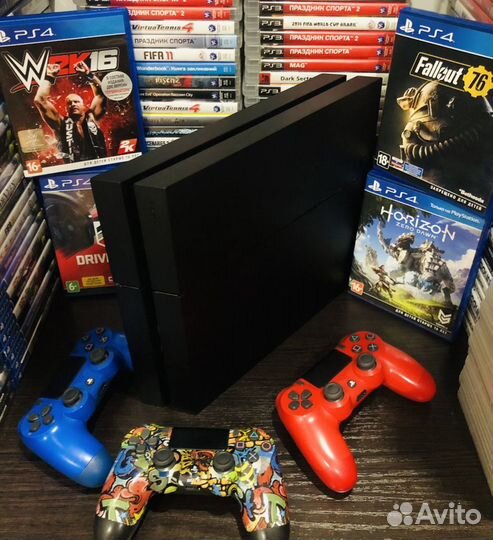 Sony PS4 1000 гб + игры / гарантия