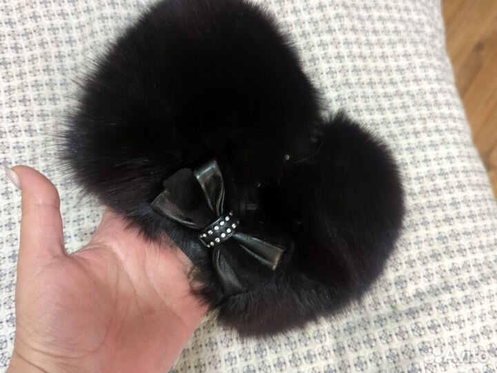 Шапка зимняя женская из меха песца