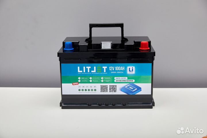 Автомобильный аккумулятор lifepo4 12V 100Ah 1000CC