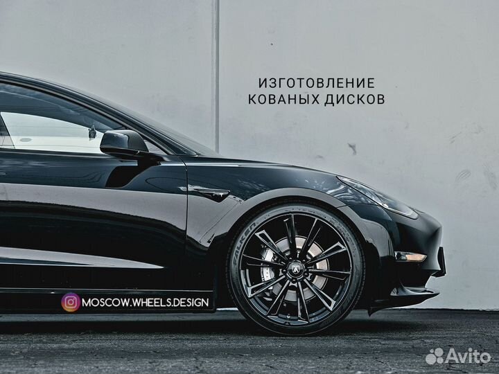 Кованые диски R20 на Tesla Model 3