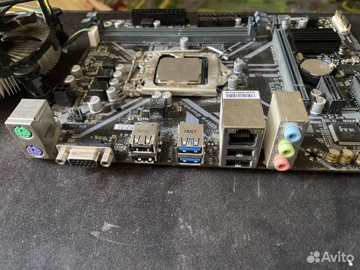 Плата gigabyte H310M S2 2.0+Pentium G5420