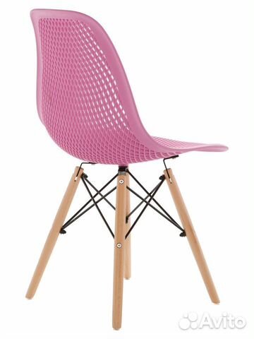 Стул ажурный в стиле eames светло-сиреневый 1 шт