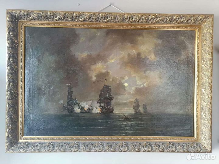 Картина старинная А. Боголюбовъ