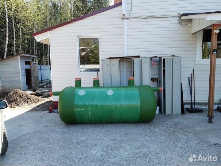 Септик 4 куба монтаж