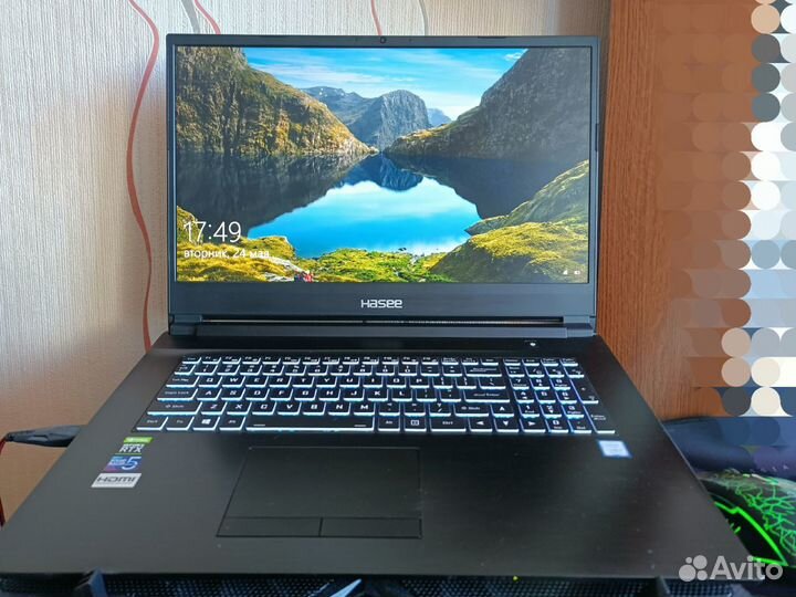Ноутбук Hasee G8-ct7nk (i7-9750H, RTX 2060 6gb)