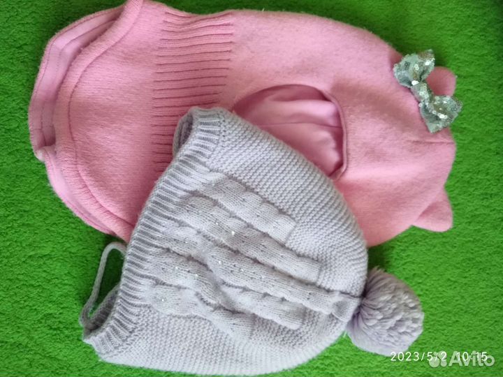 Шапка-шлем и с завязками