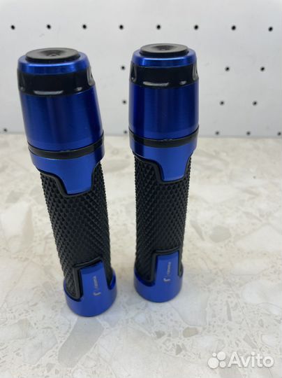 Грипсы С грузиками модель 4(синий)