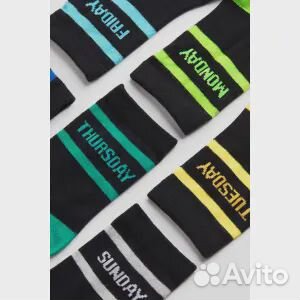 7 пар носков H&M, черный